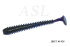 ASL "Риббер" цвет №028, L- 10см (4"), 5шт/уп