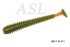 ASL "Риббер" цвет №033, L- 10см (4"), 5шт/уп