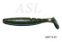 ASL "Самурай" цвет №033, L-7,5см (3"), 6шт/уп